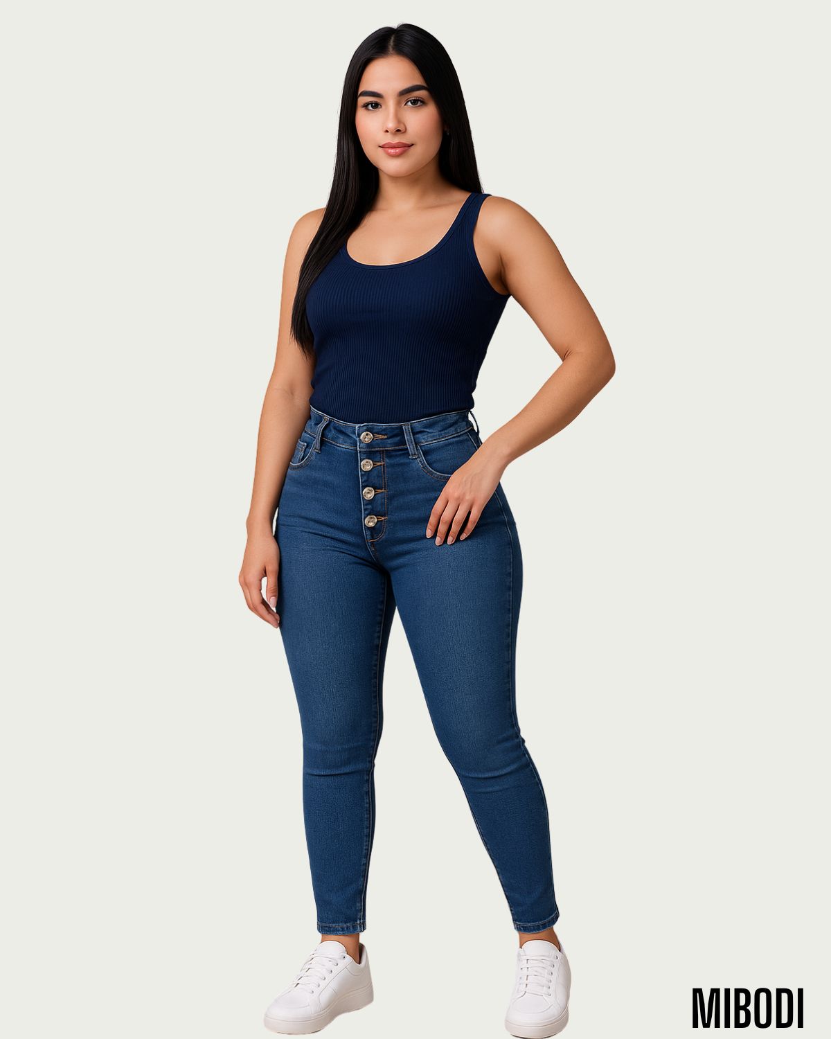 Jeans Control De Abdomen