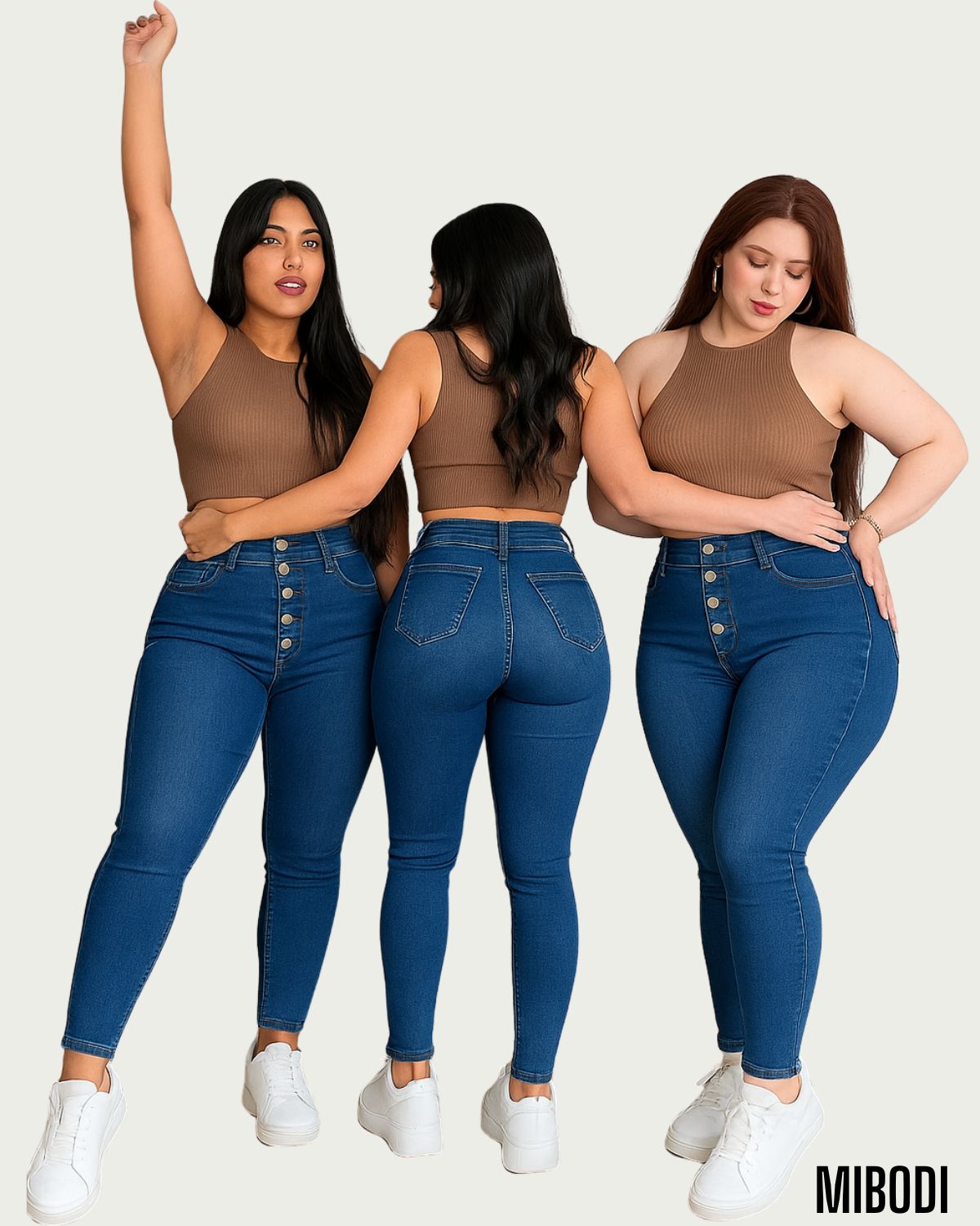 Jeans Control De Abdomen